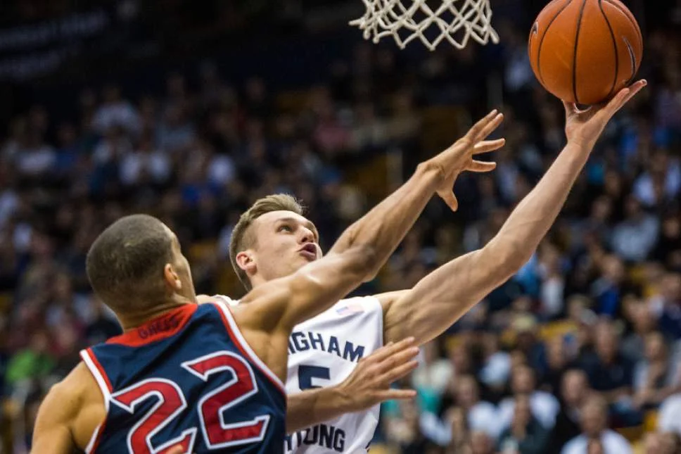 Veteran Kyle Collinsworth is a stalwart for BYU. (photo by Chris Detrick)