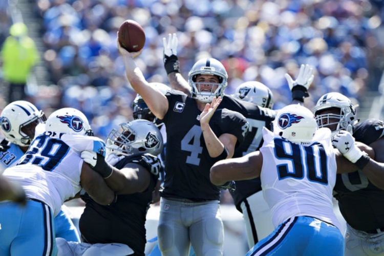 After a gritty road win in Tennessee, Oakland now heads to Baltimore to battle the Ravens (photo by Wesley Hitt) 