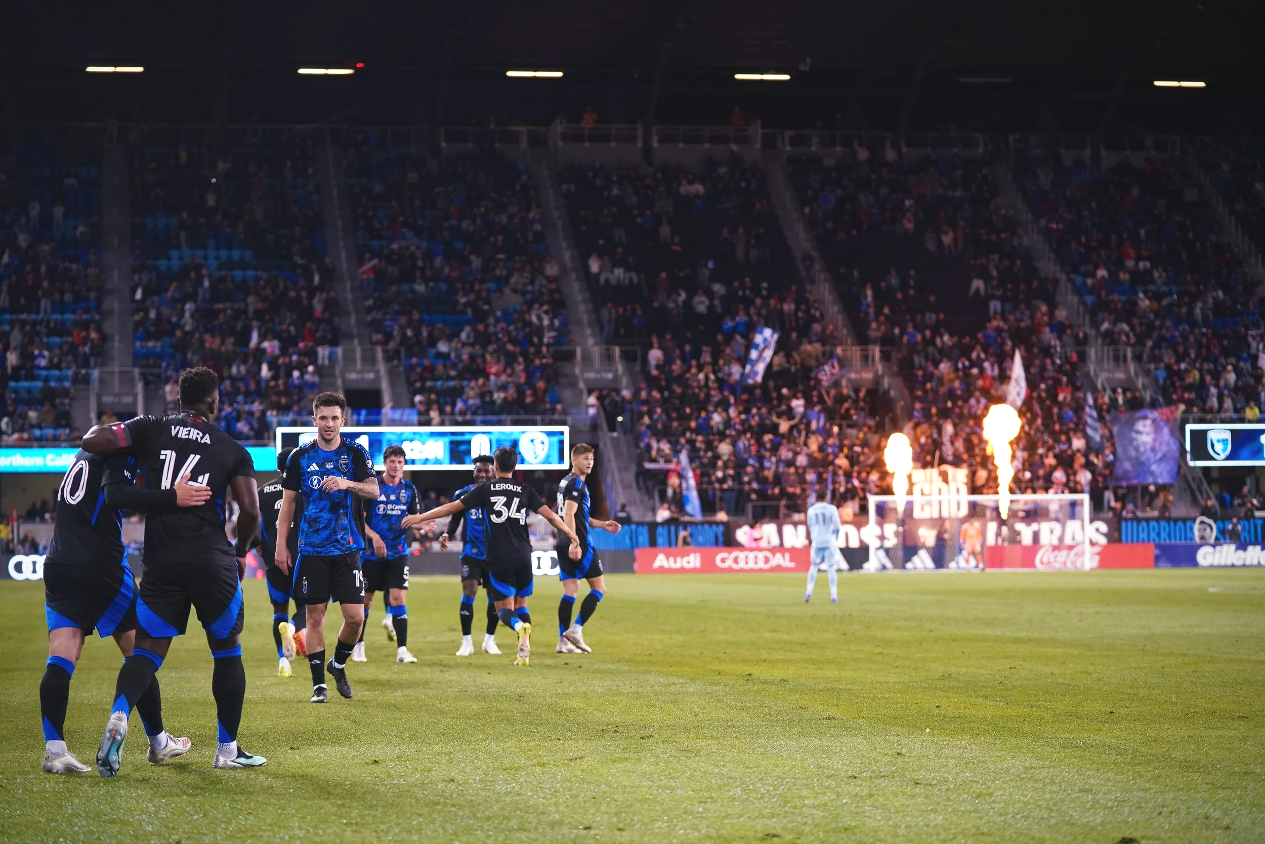 (Photos) San Jose opens the 2026 MLS season with a 3-0 win over Kansas City