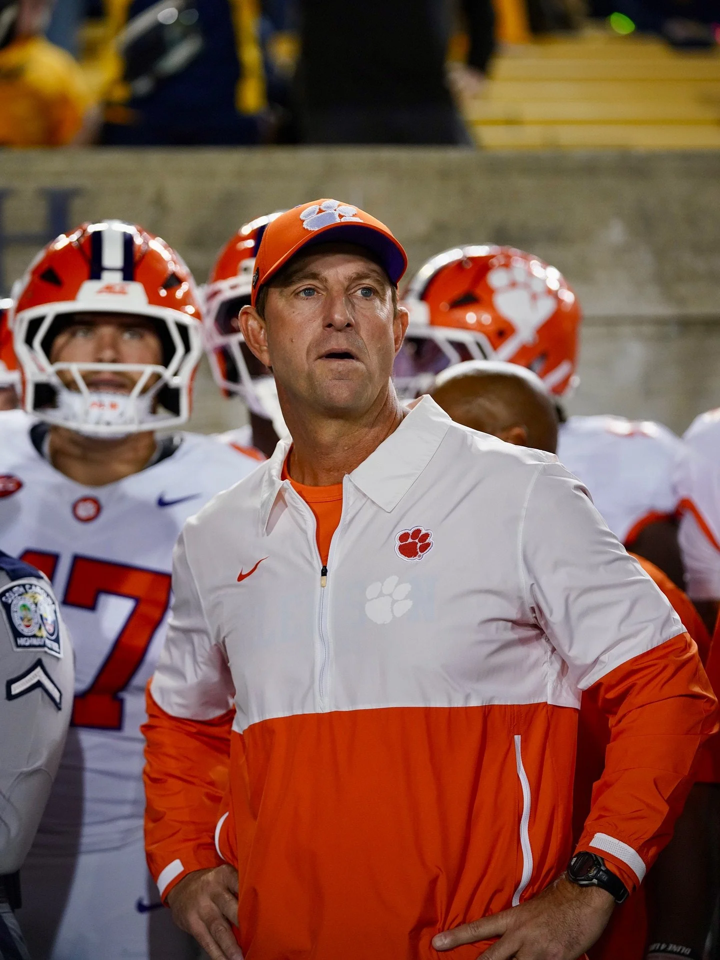 Dabo Swinney and his Clemson Tigers put a damper on 9/25 Day in Berkeley. 📷 @cbuestad #Section925