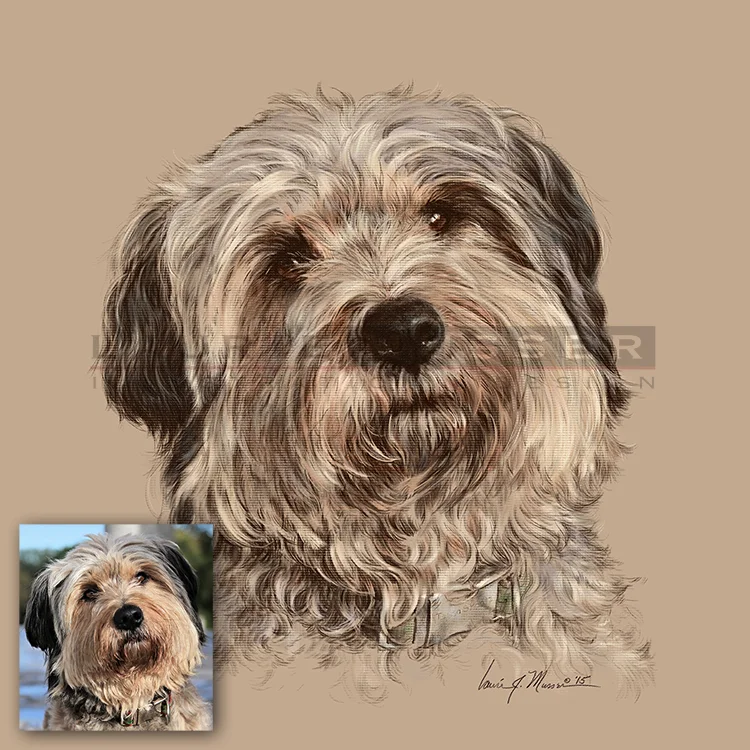 Tessa Bell 16 x 16" Colored Pencil 015-0115 AVAILABLE FOR LICENSING