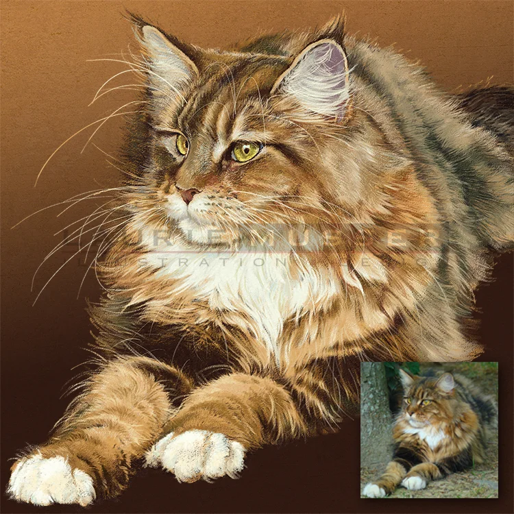   Sadie&nbsp;  16 x 16" Colored Pencil&nbsp;&nbsp; 012-0911&nbsp; AVAILABLE FOR LICENSING 