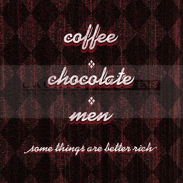 Coffee Chocolate Men 012-0921 8" x 8" 300ppi