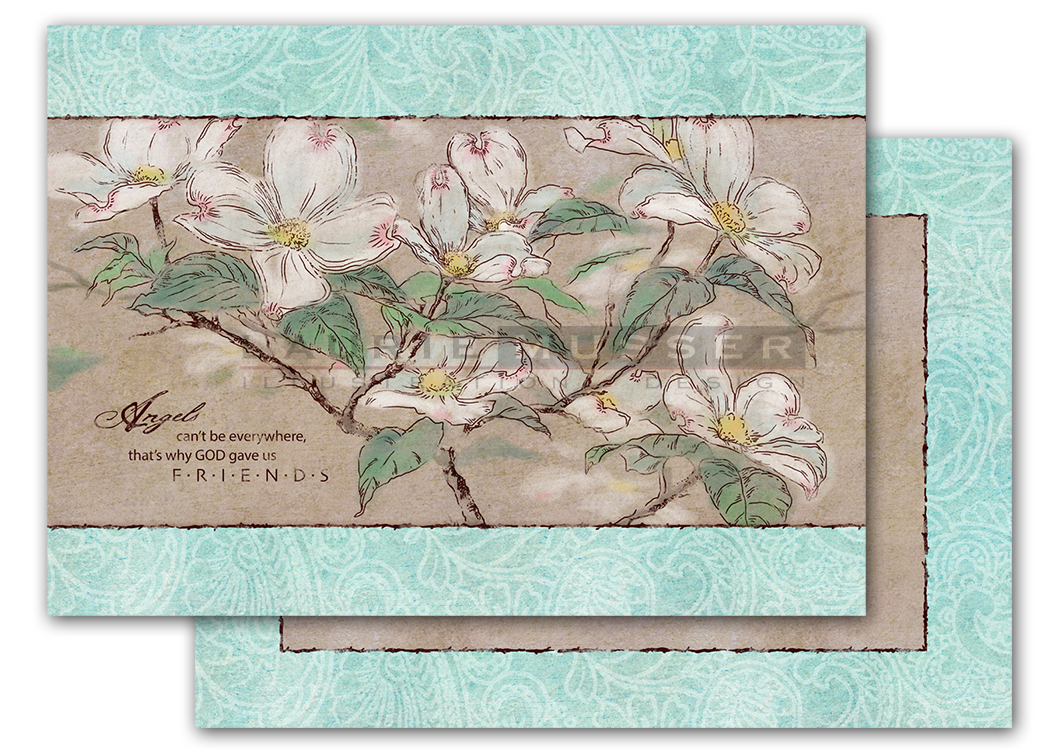 Dogwood Angels 13-0224-(01) 13 x 18" 300ppi