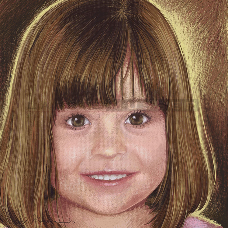   Claire&nbsp;&nbsp;  10 x 10" Colored Pencil 