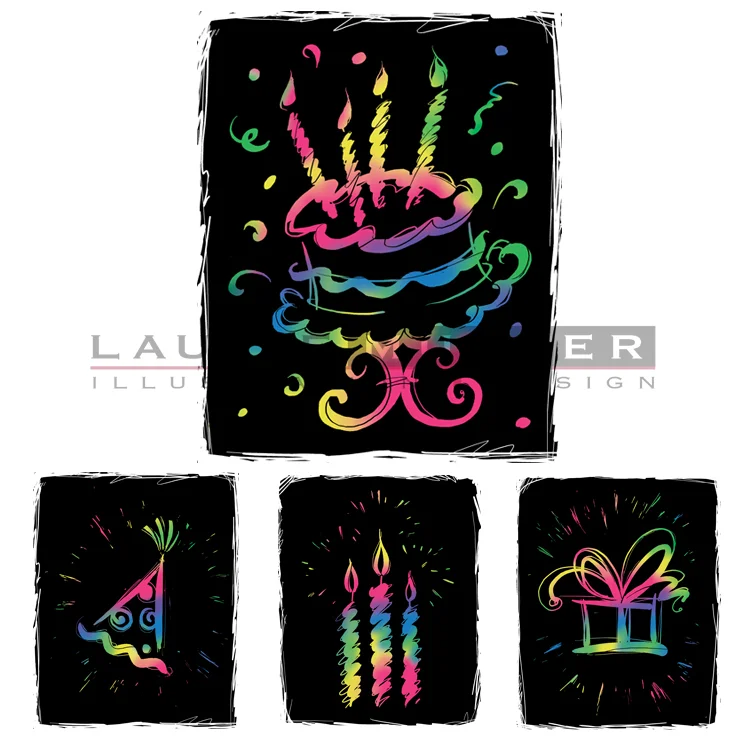 Birthday Rainbow 5 x 6" © AGC, LLC ALL RIGHTS RESERVED