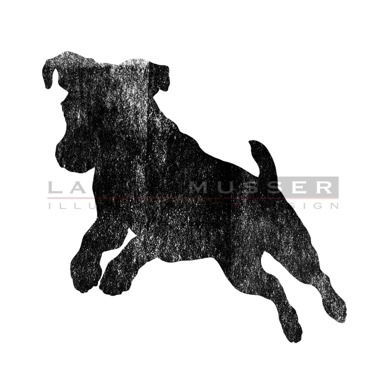 Russell Terrier Jump 5 x 5" 17-0620-01