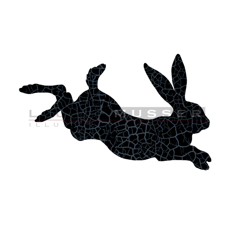 Jack Rabbit Right 5 x 5" 17-0519-01