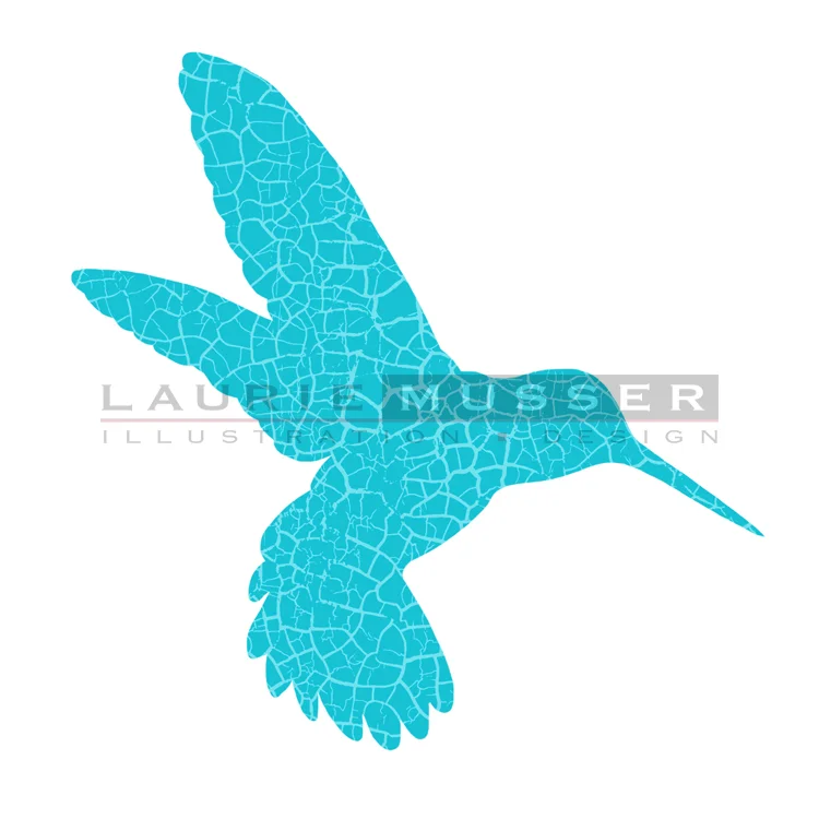 Hummingbird Hover 5 x 5" 17-0517-01