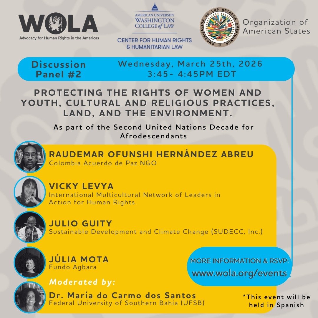 Rights, Territories, and Culture: An Urgent Agenda for Afro-Descendant Women and Youth in the Second UN Decad