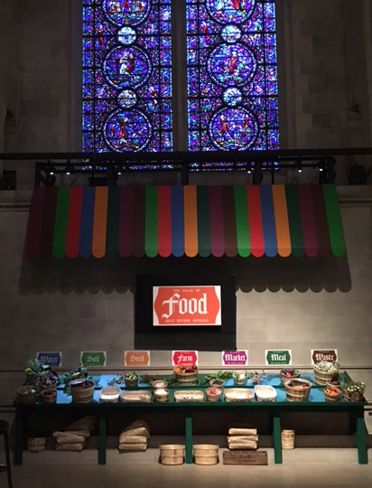Food Altar at St John the Divine, New York, NY.