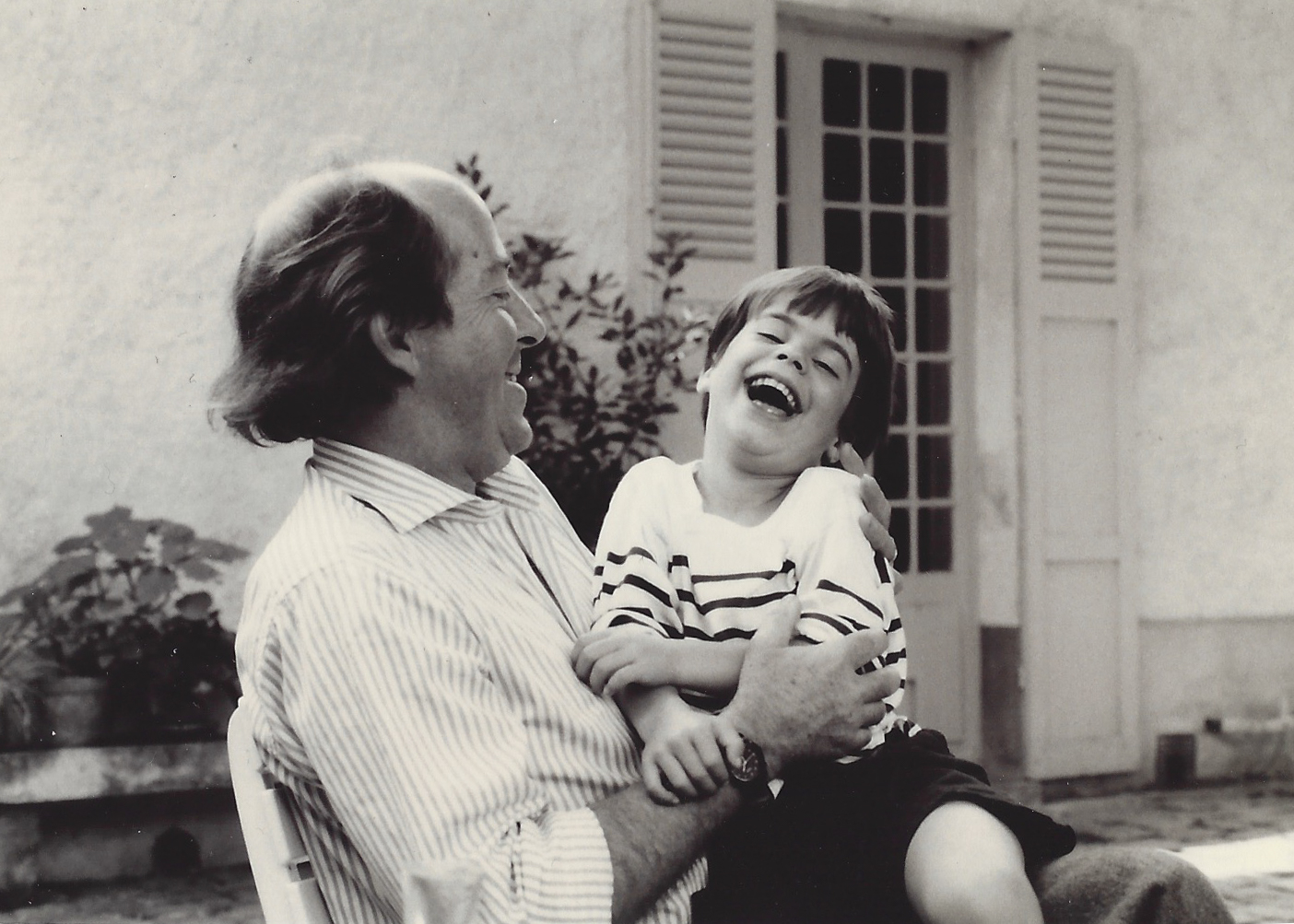 Family Photo: My son, Alex, and his Dada, 1988