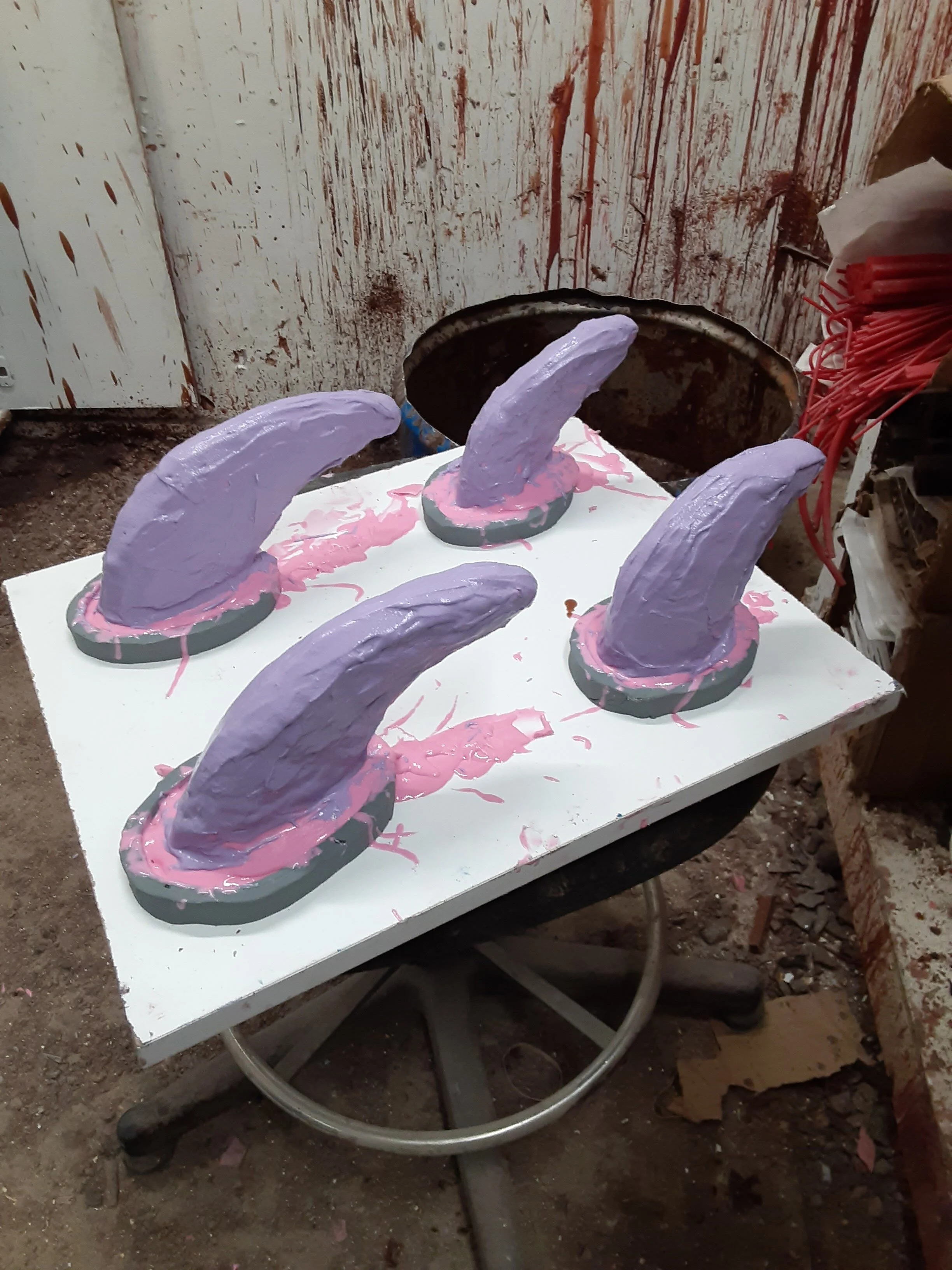 Turtle legs with rubber drying.jpeg
