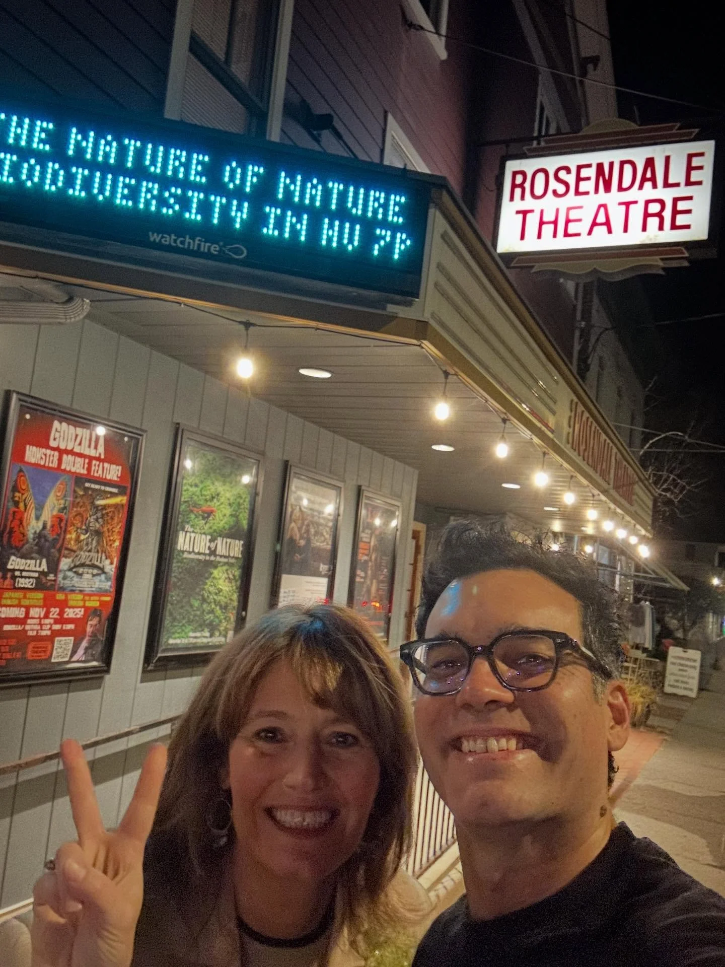Thank you everyone who came to our sold out premiere of The Nature of Nature, what an incredible night!  It was so special to see it on the big screen at Rosendale Theatre, with such a great audience and panel of the biologists and conservations prof