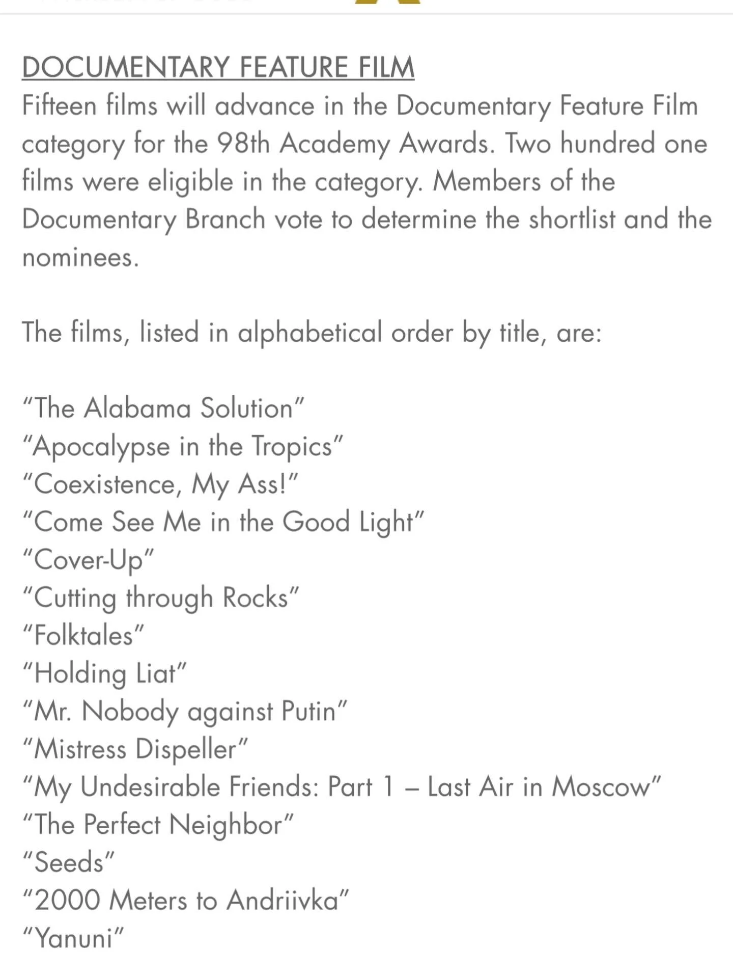 My Undesirable Friends has been shortlisted for an Oscar for Best Documentary!! Flicker has been supporting post and Eric Jacobs, our Director of Post, has been working diligently for years on this magnum opus. Congratulations to the brilliant direct