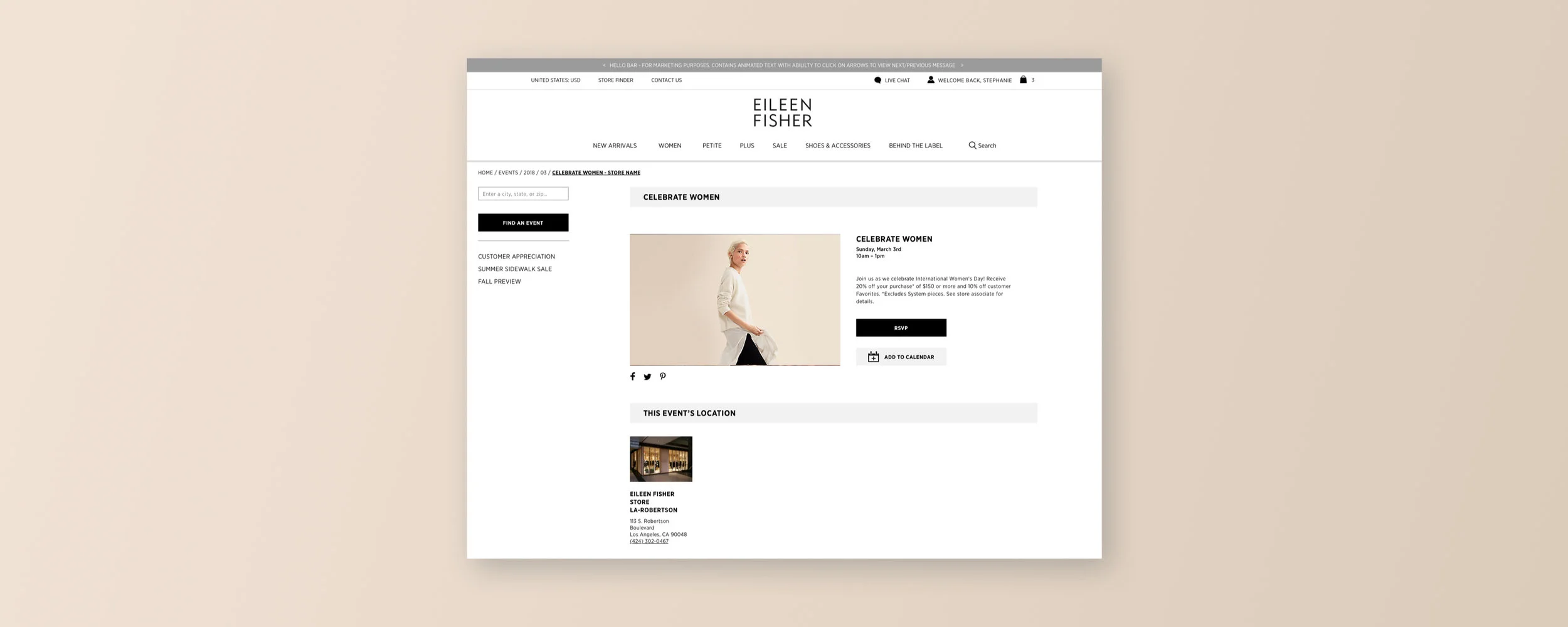 eileen fisher website