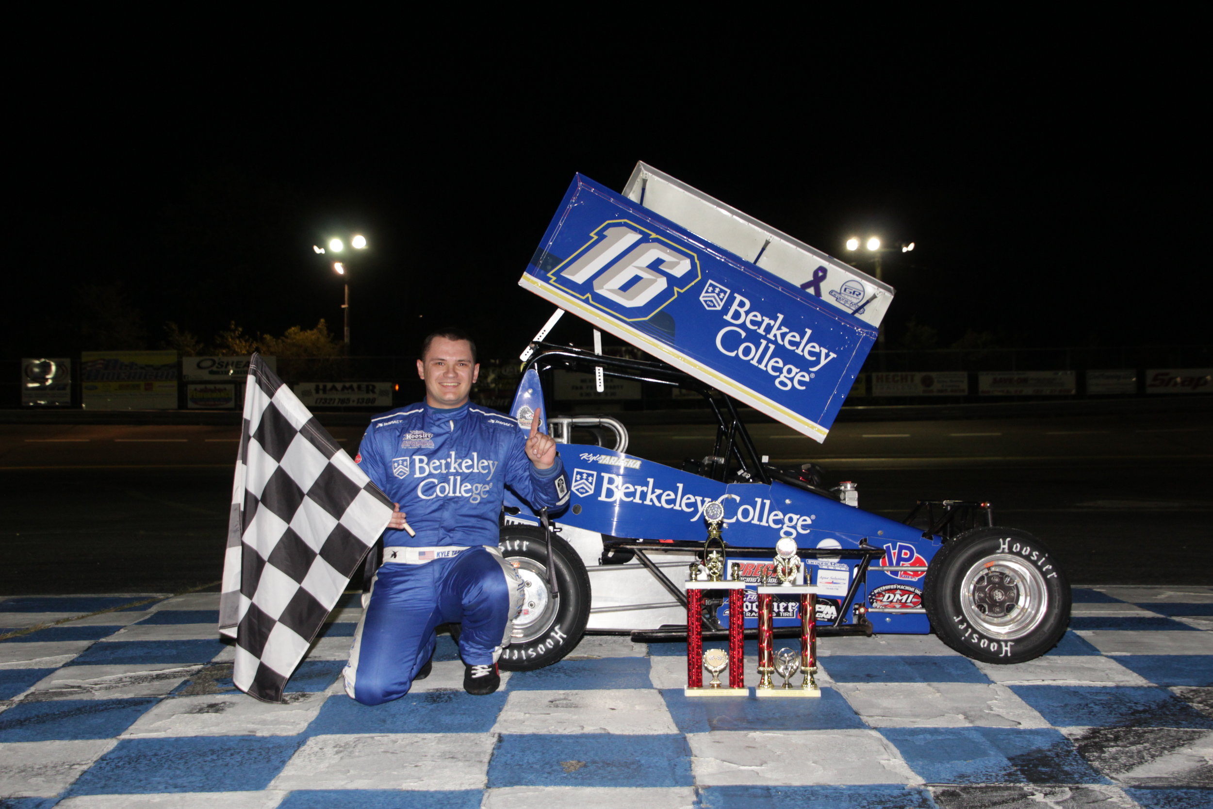 Kyle Taraska Claims First Career ATQMRA Victory at Wall Stadium