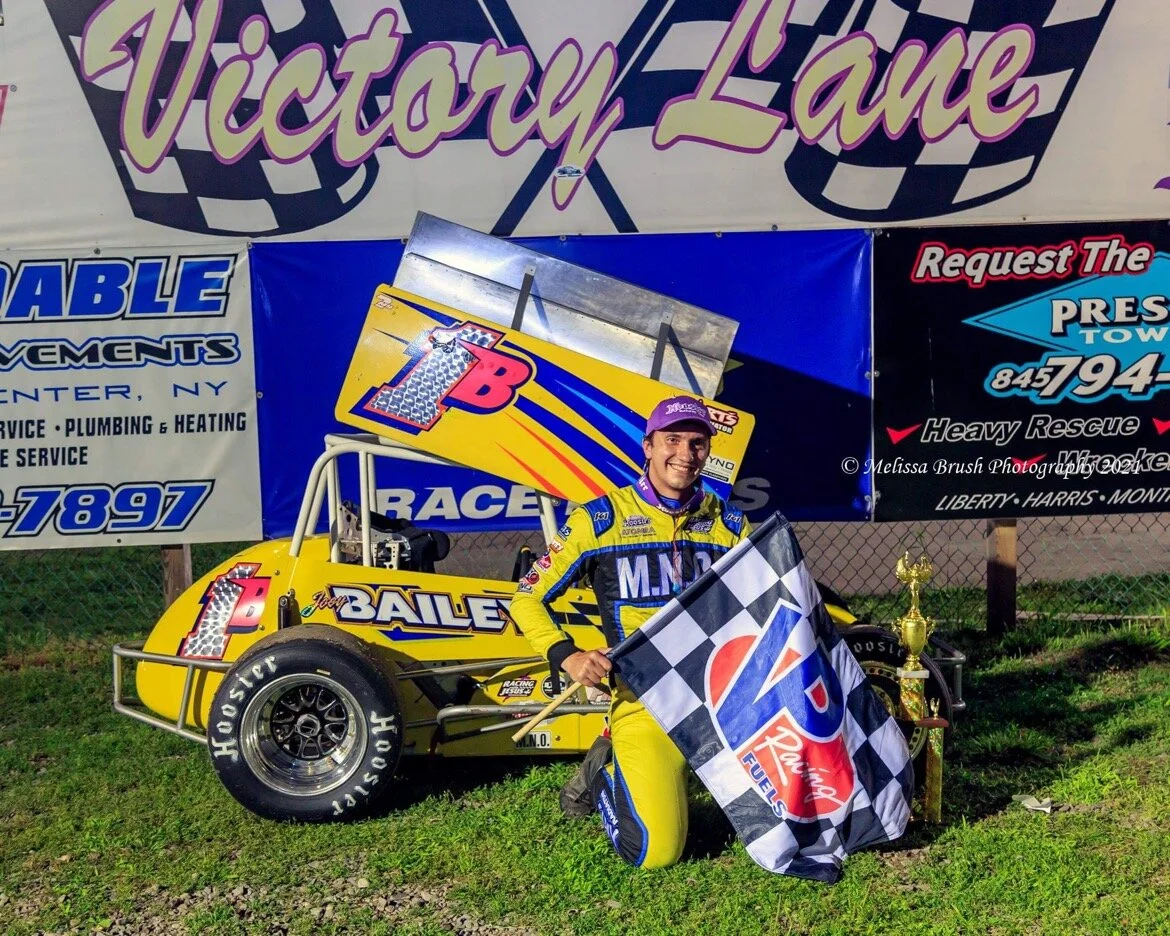 Bailey Wins First Race of Season at Bethel; Extends Points Lead 