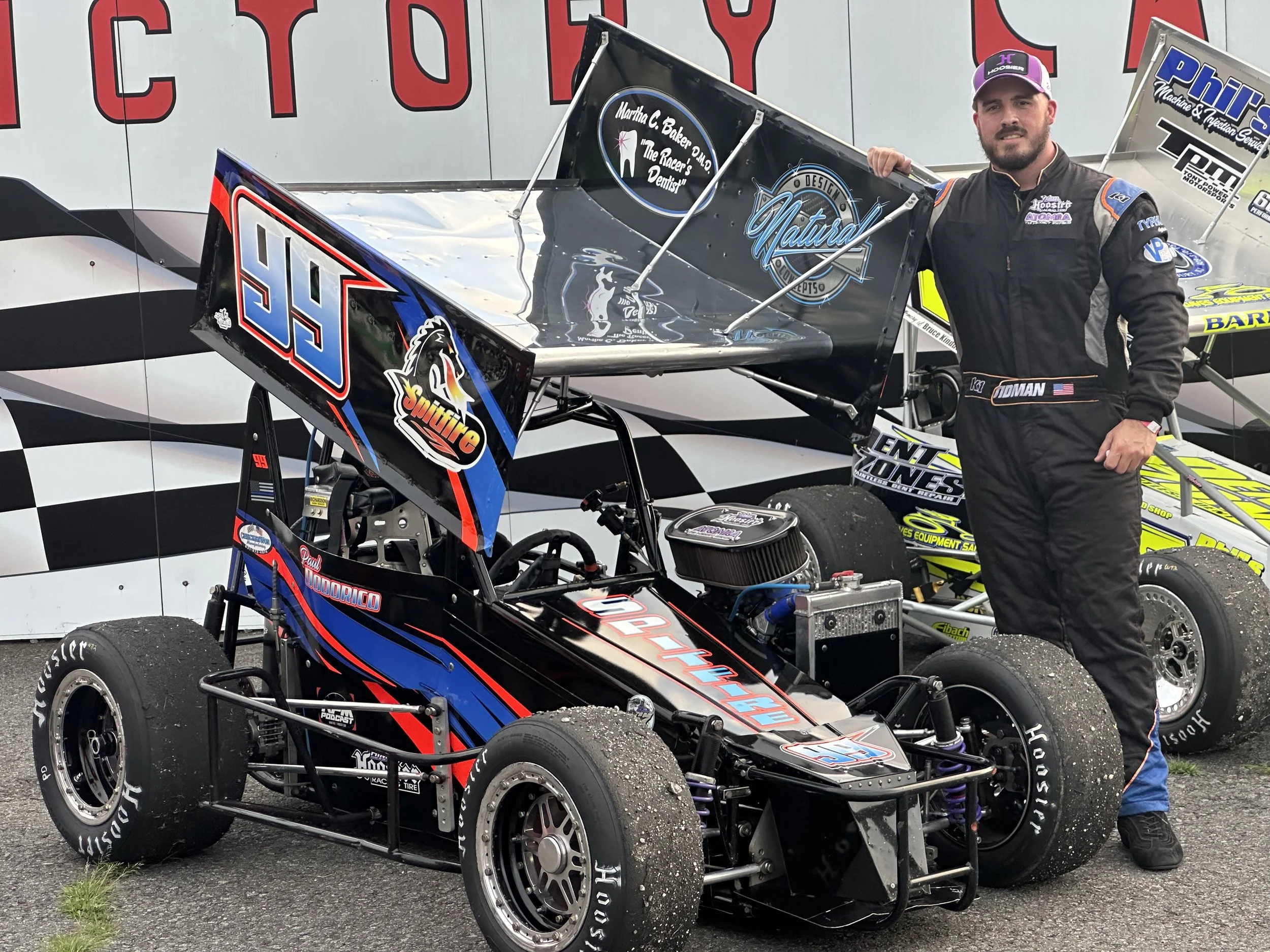 Ryan Tidman, Heat Race #2 Win