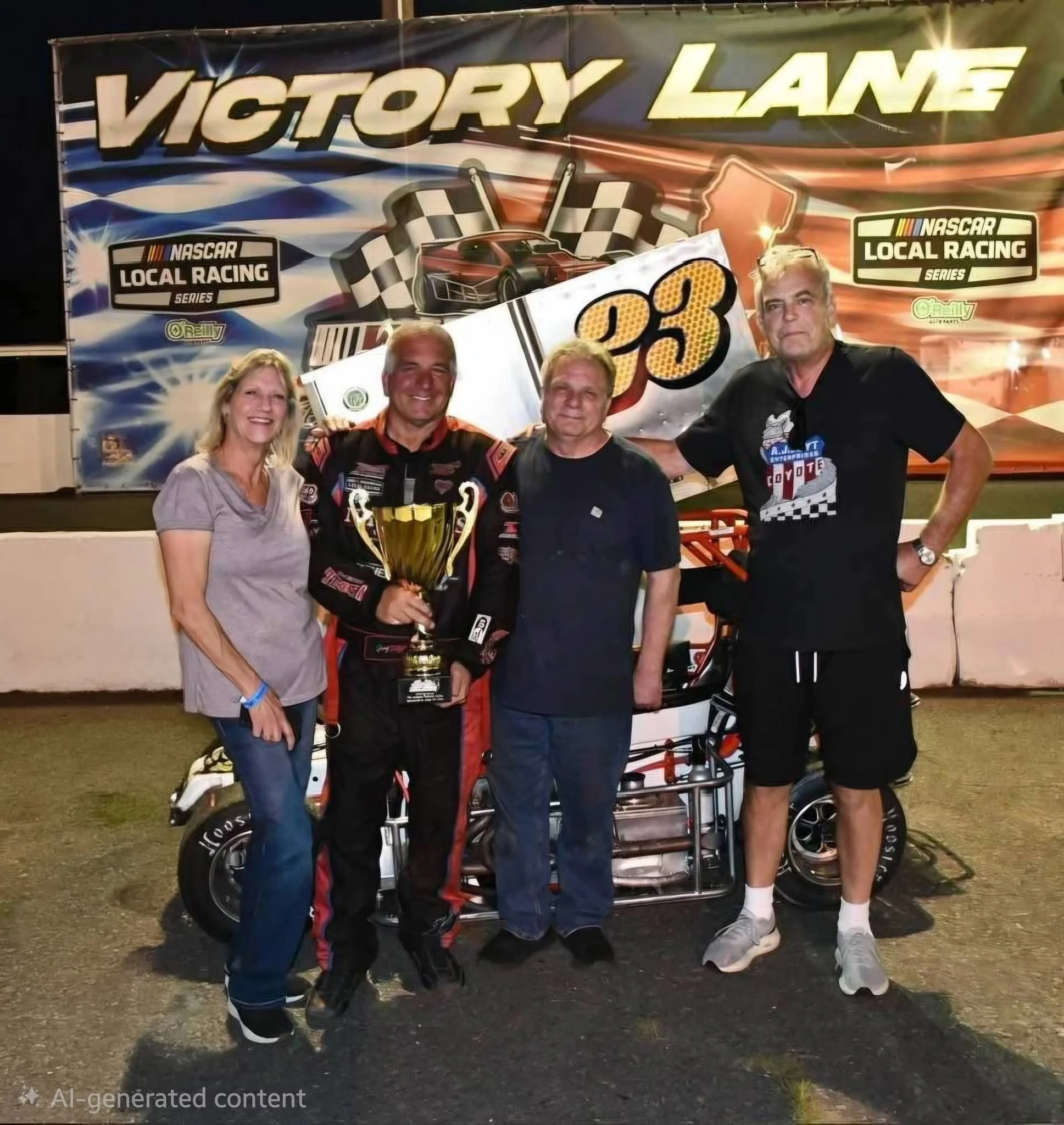Jersey Jet Soars into Victory Lane at Wall Stadium
