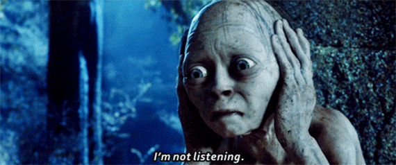 gollum not listening 3.gif