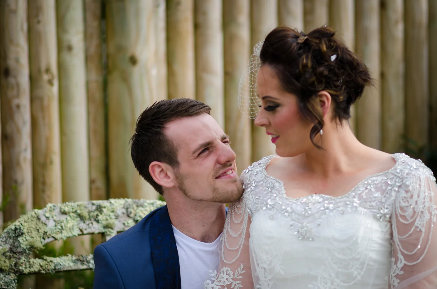 An intimate couple's wedding in St Ewe, St Austell, Cornwall