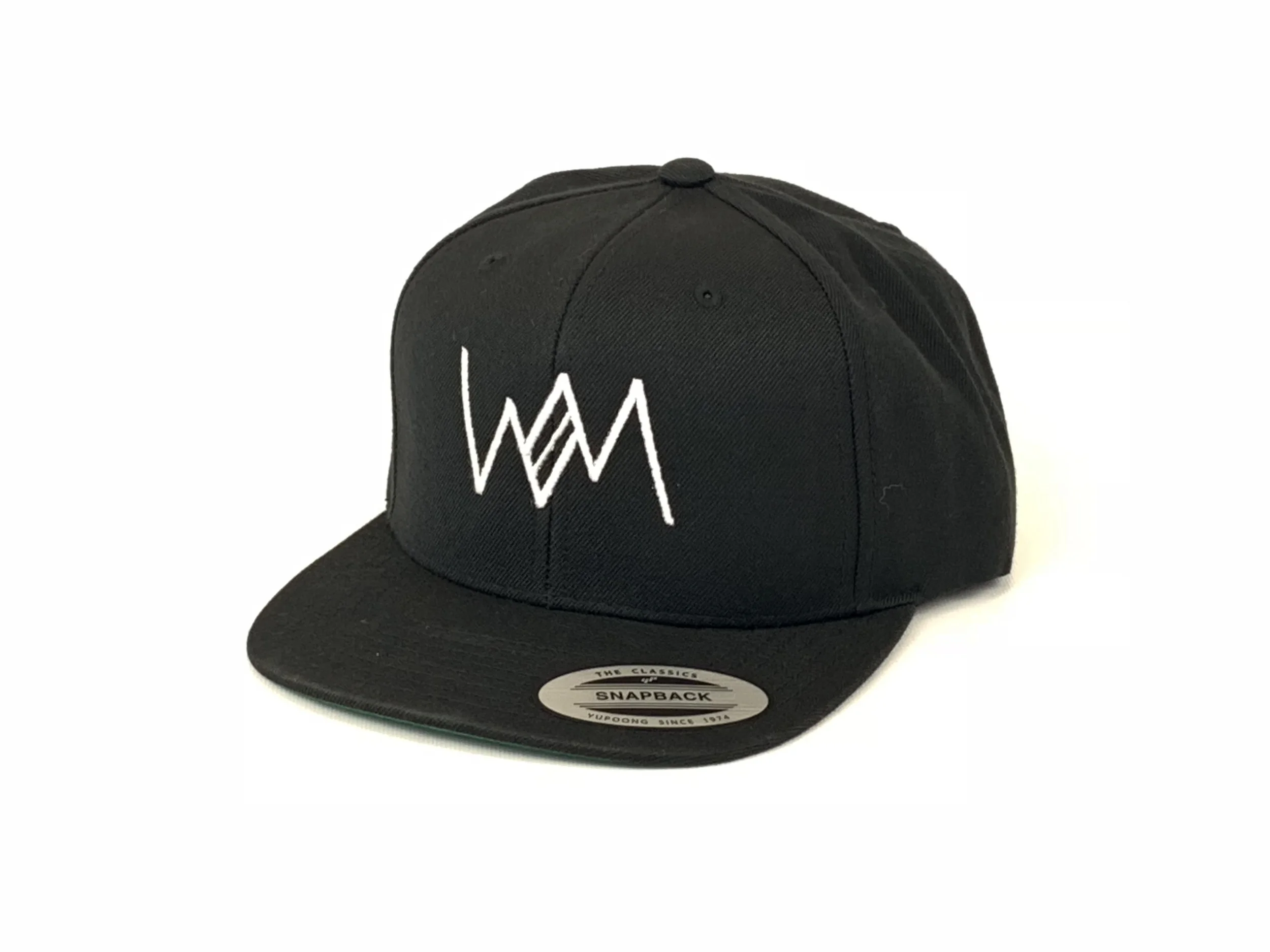 Custom Embroidered WM Snap Back Hats