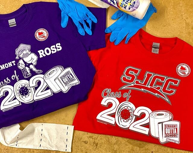 FREE Senior class of 2020 t-shirt? We got you covered. 😎👍 come into Benchmark Prints and receive one free on us! Please bring in your senior student ID or $8.00 each. Offer ends JUNE 5th #2020seniors #fremontross #SJCC