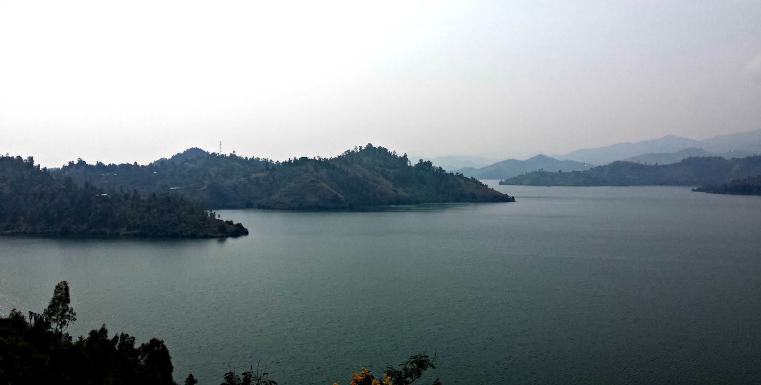 Genieten aan het Kivu meer