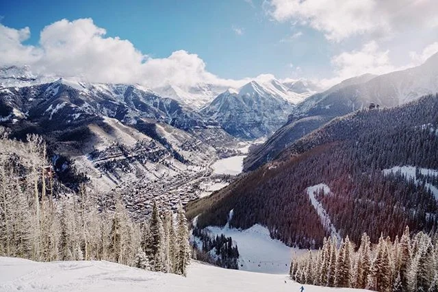 View of the box canyon from Milk Run yesterday.