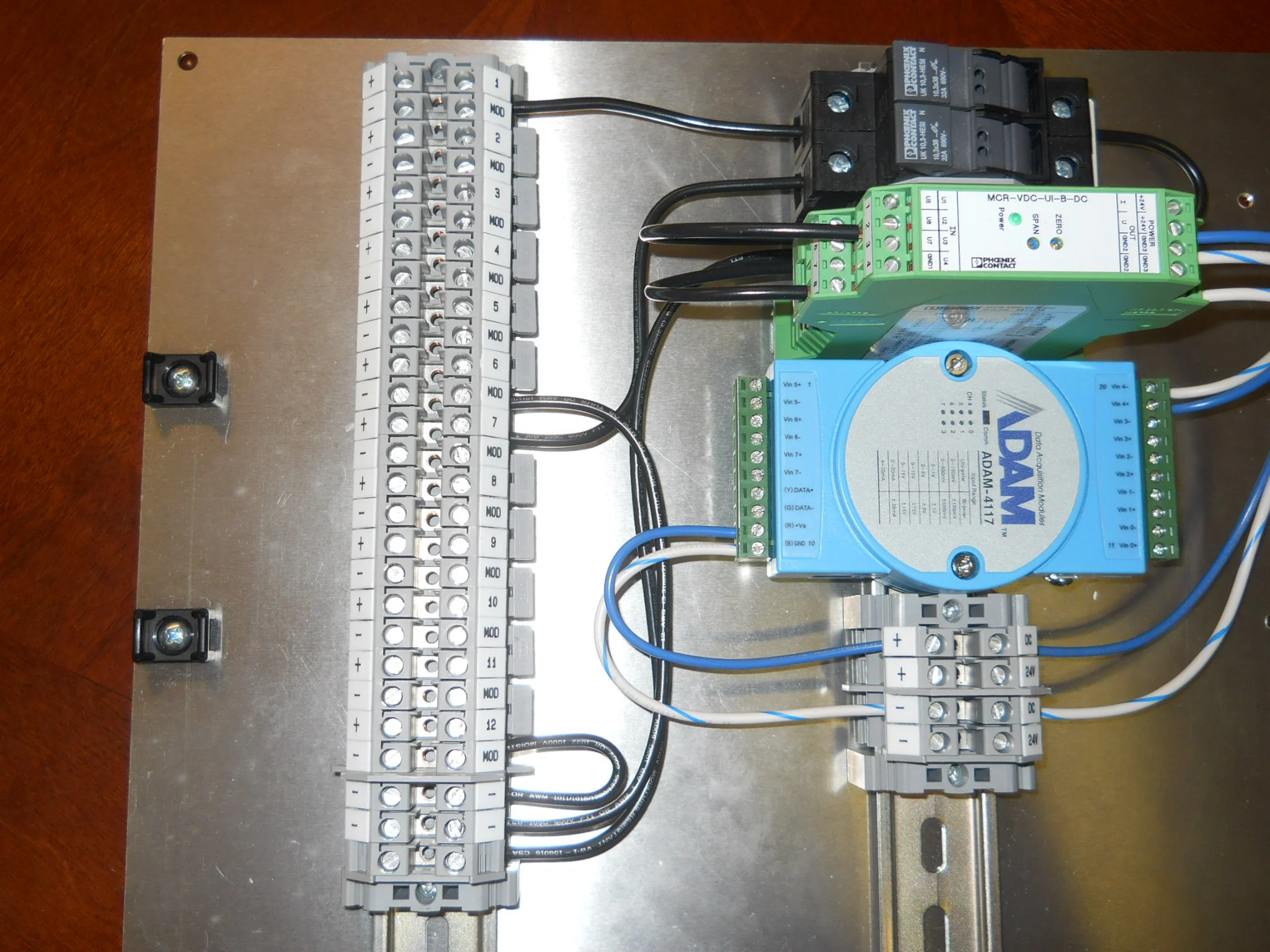 Custom Solar Power Data Acquisition & Contact Switch Assembly