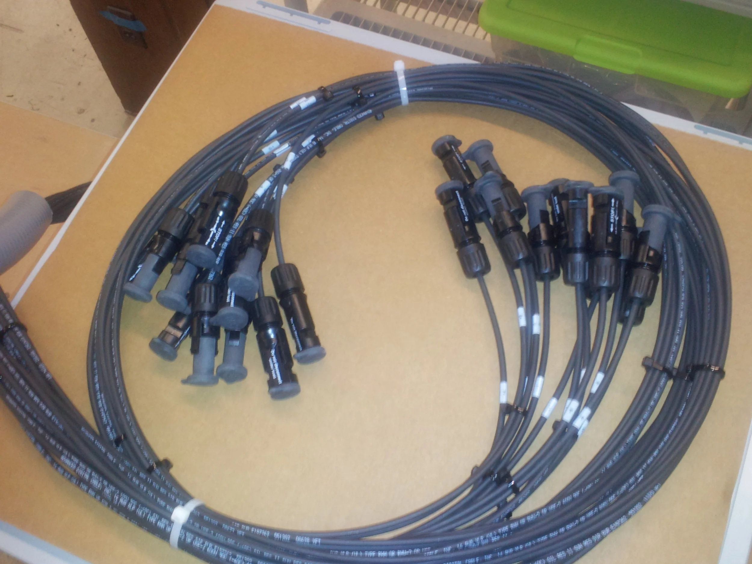 Custom Solar Panel Wiring Harness Assembly