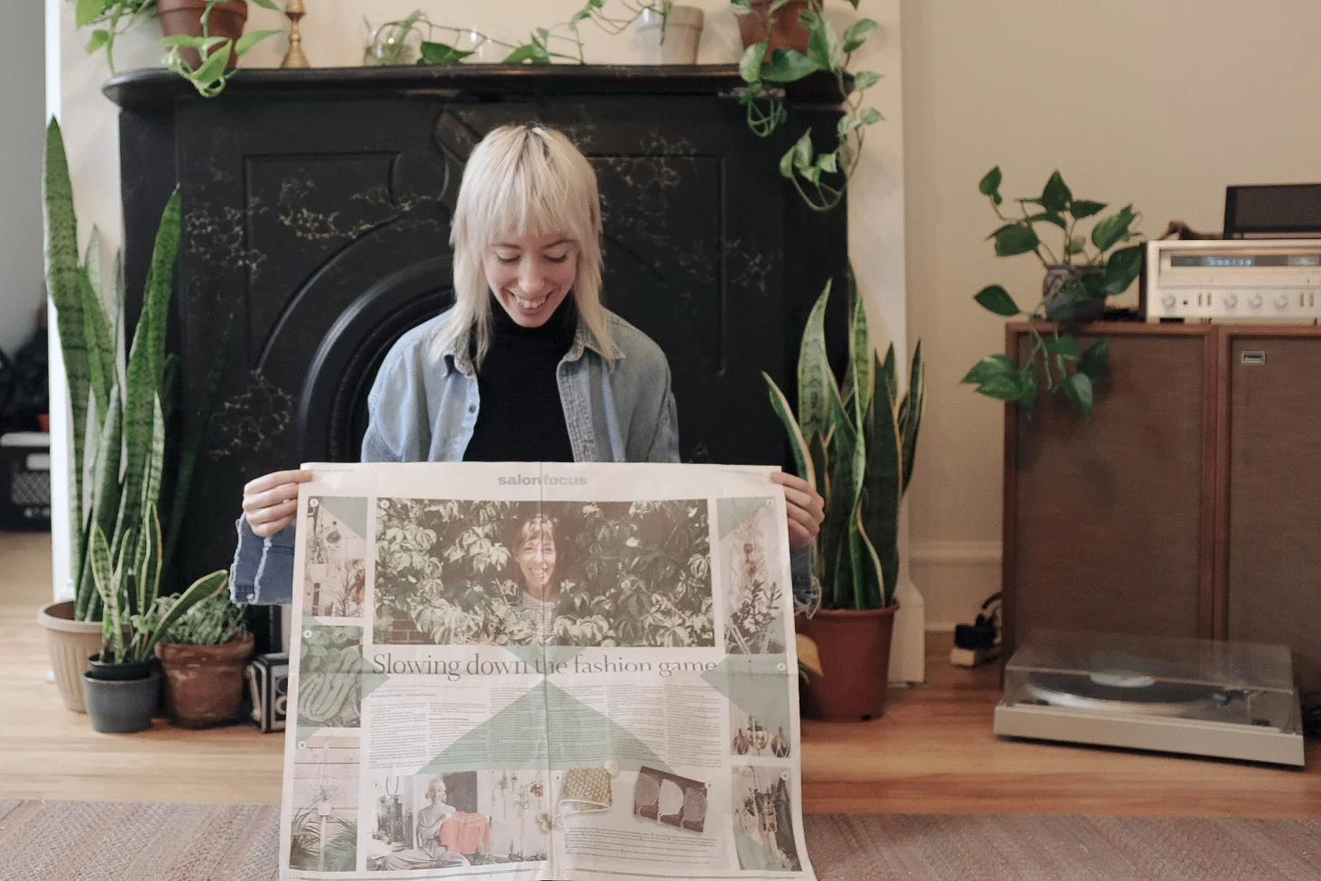 Naomi’s full spread in the Telegraph Journal.