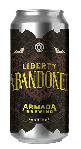 Liberty Abandoned Russian Imperial Stout 10% 50 IBUs Rich and Roasty Stout Brewed with Muscovado Dark Brown Sugar.