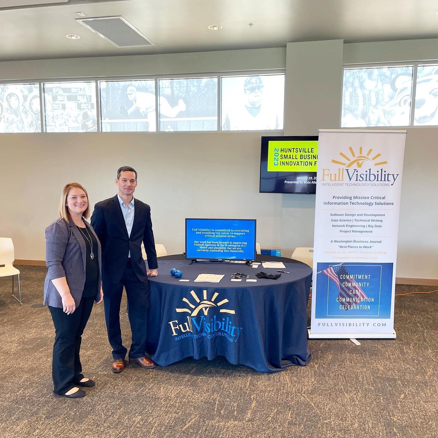 Our team had a great time at the Huntsville Small Business Innovation Fair presented by @boozallen . 
⁣
It was so nice to meet other industry partners and folks in Huntsville as we continue to expand our presence there. What a great way to kick off 2