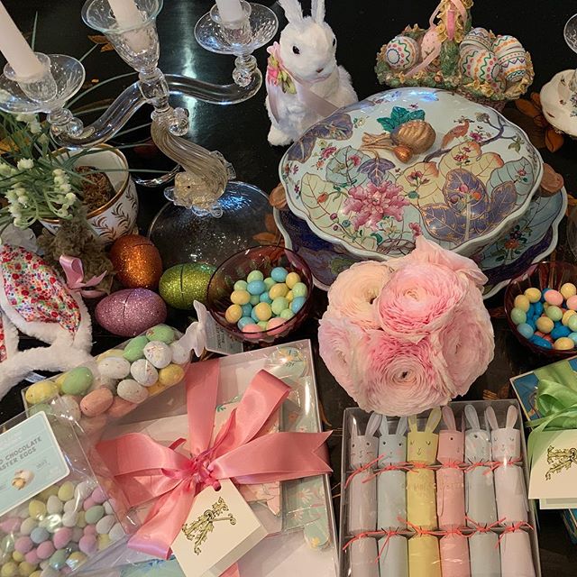 Happy Palm Sunday! I love Easter have gathered all my Bunny gear for family Easter at El Dorado now need to pack it up ! 🐰🌷🐰🌷🐰🌷🐰🌷@suefisherking best gifts !  #eastercountdown #oneweekuntileaster