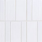 Swell sheet-mounted mosaics include multi-sized rectangular tiles