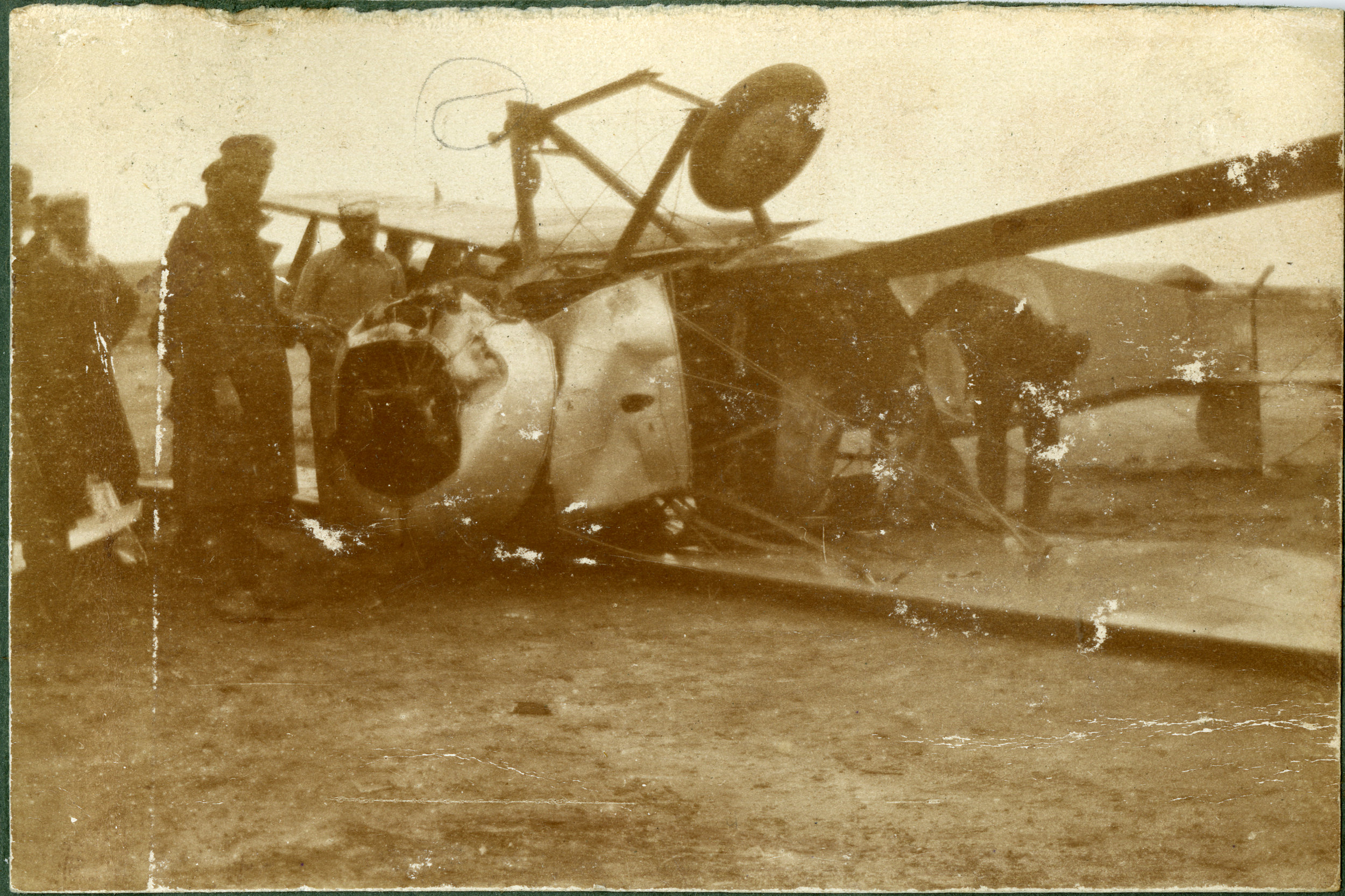 "A Greek pilot's attempt at landing"