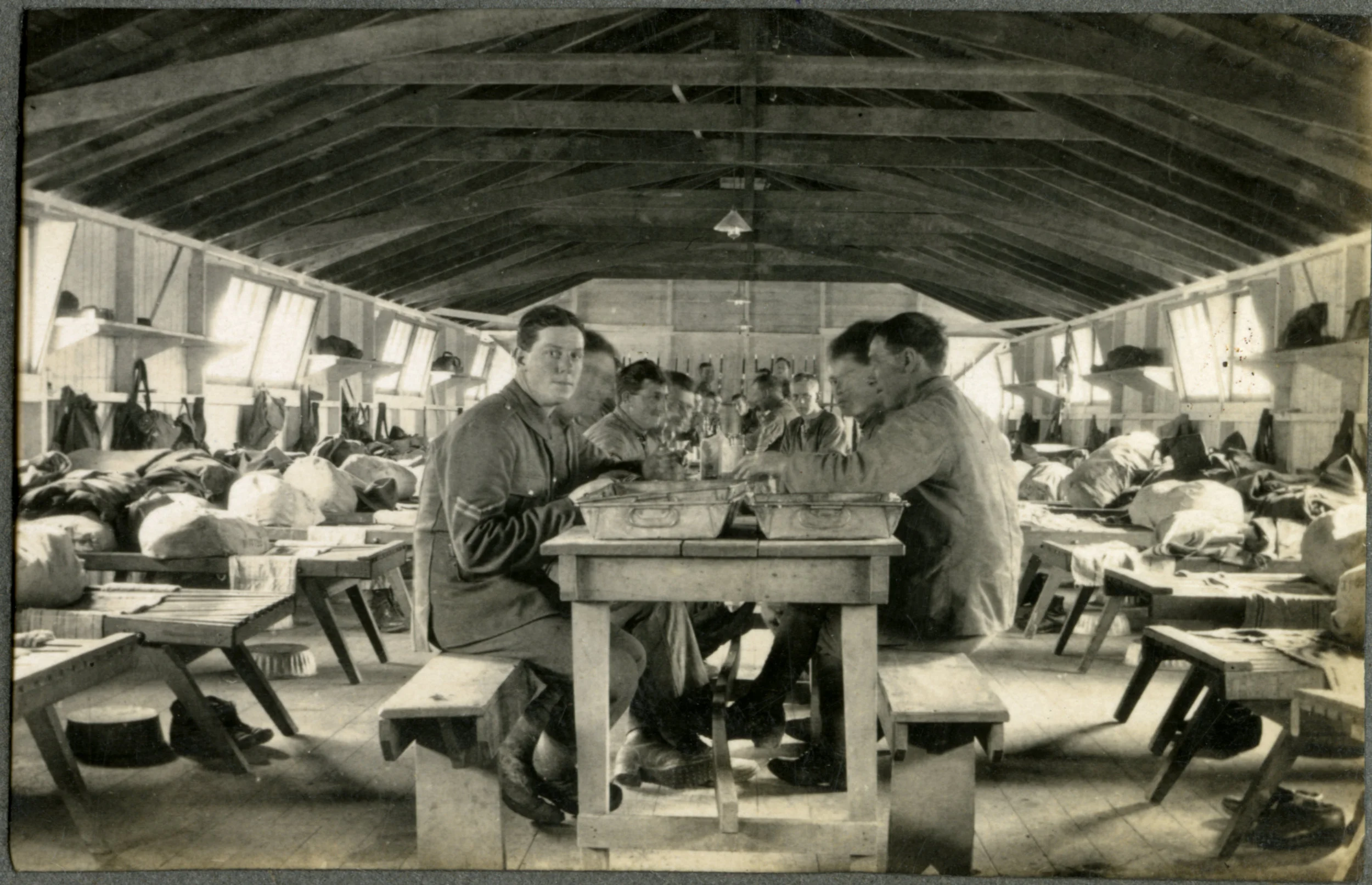 "Mess Time in Hut 70"
