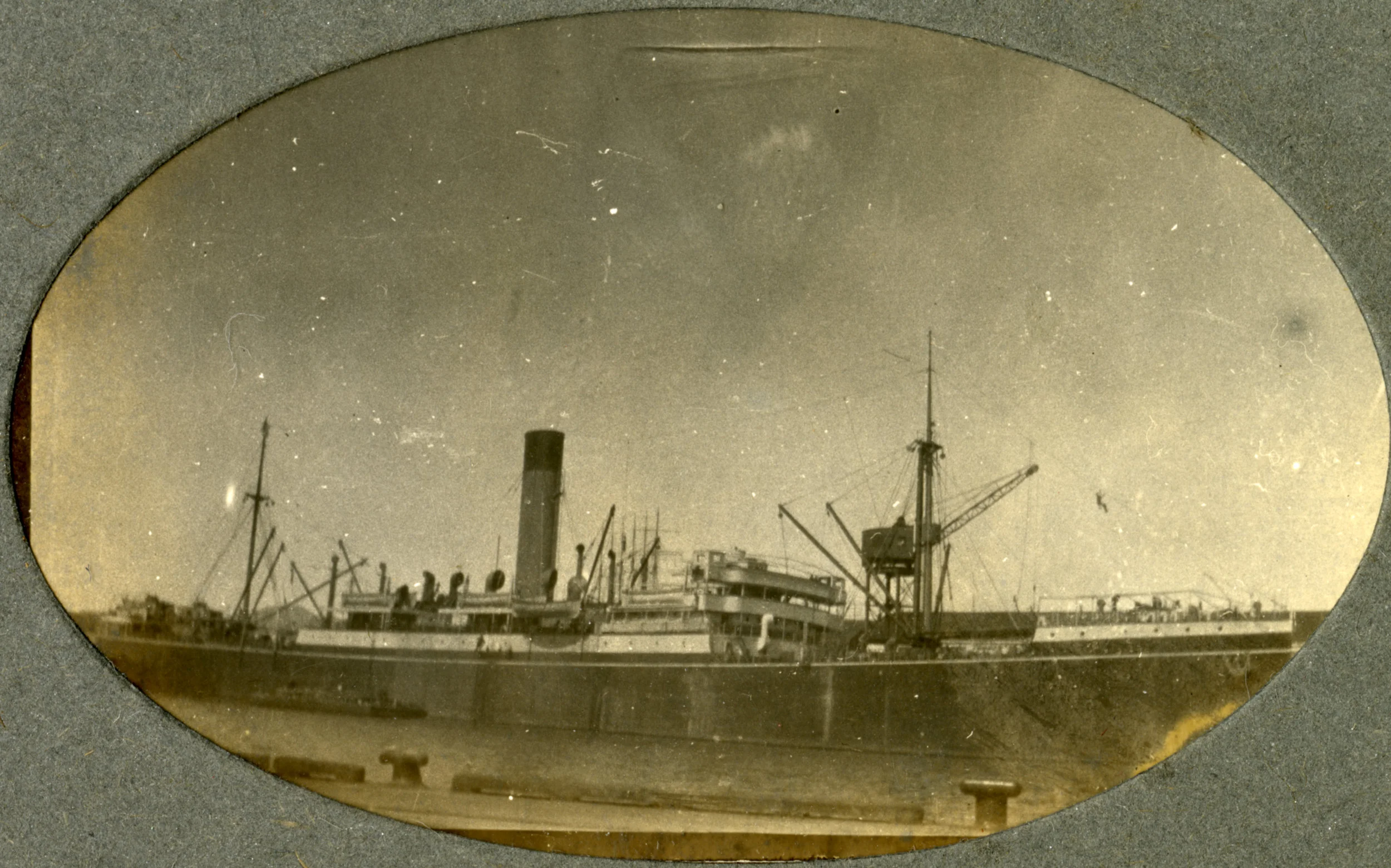 Unidentified ship