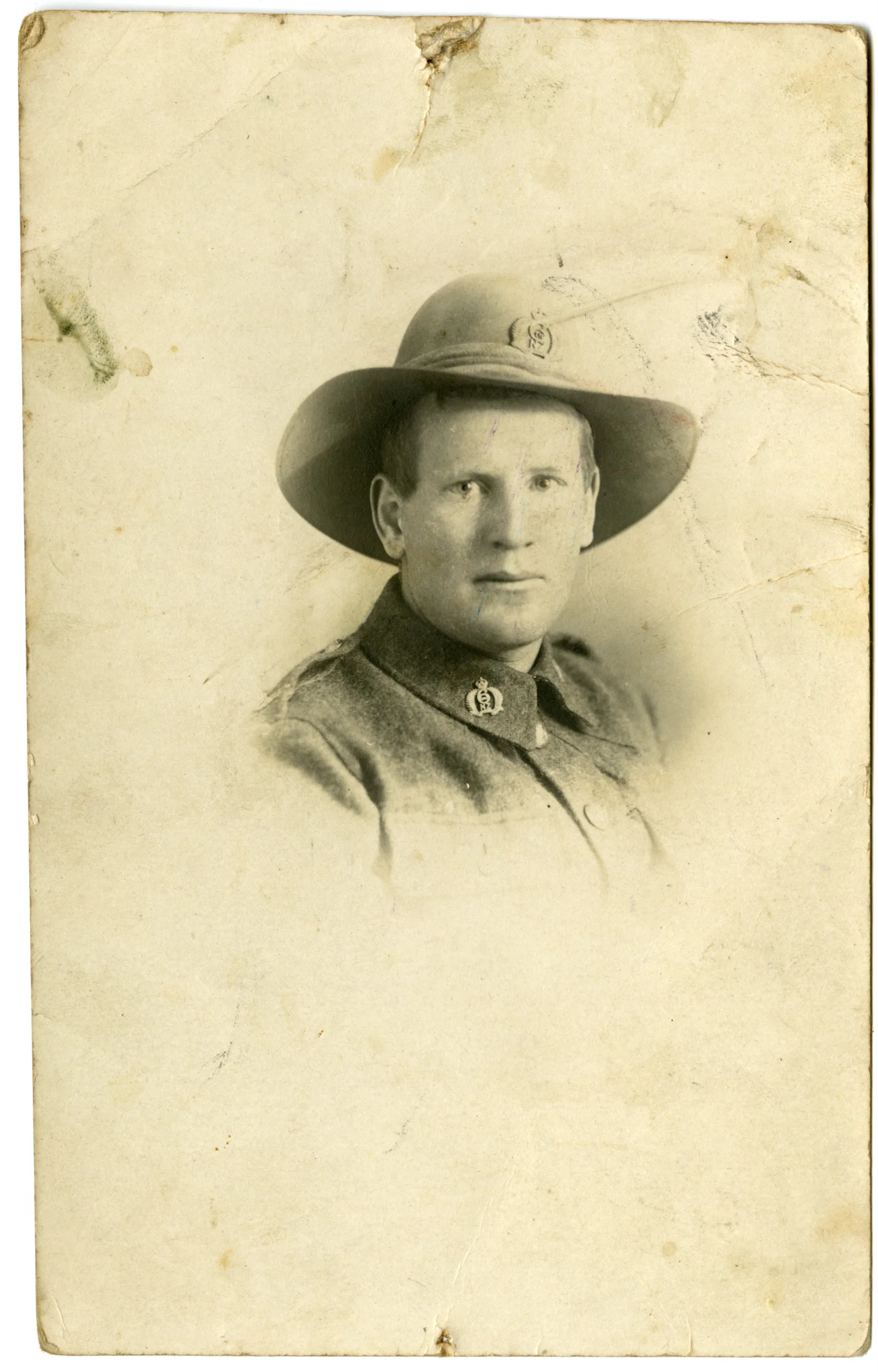 A “Real Photo” Postcard of Gilbert Edison.
