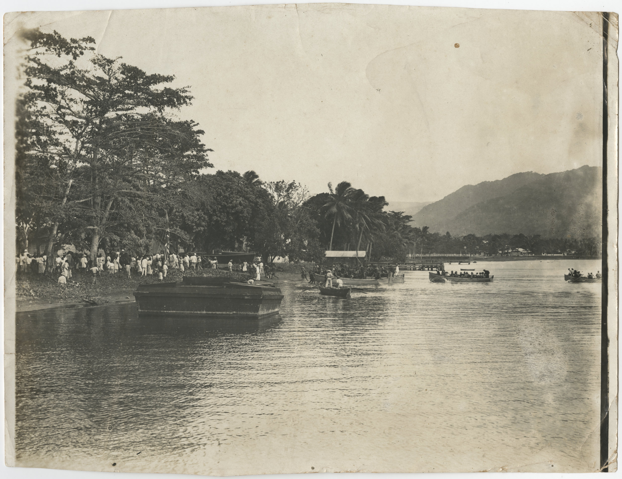 The NZ troops landing