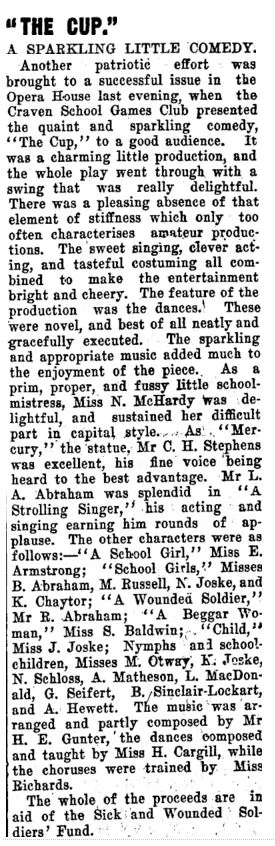 Click to enlarge. Manawatu Times, Volume XL, Issue 13237, 30 October 1915, Page 4