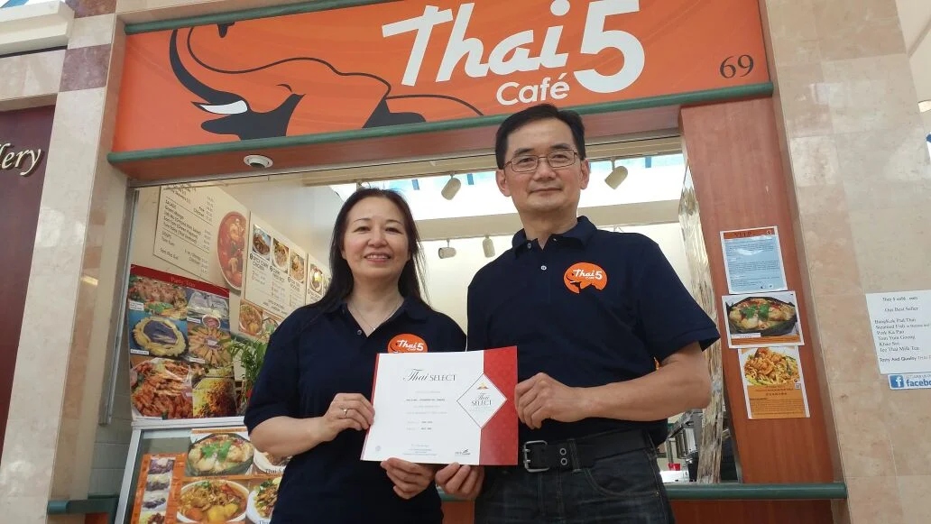 Thai 5 Café is now a Thai Select Restaurant &amp; the first fast food restaurant to receive it too