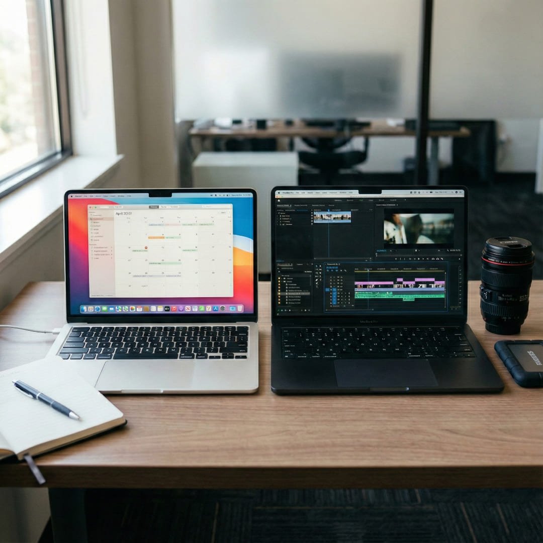 MacBook Air oder MacBook Pro? Was du 2026 für dein Business wirklich brauchst.