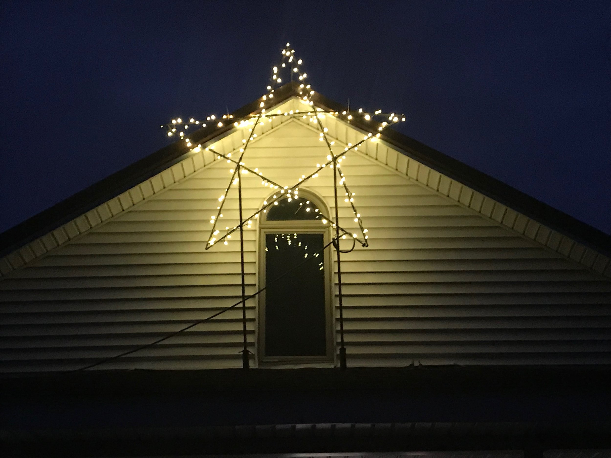 Christmas Star Shining on the Doll Homestead for Over 50 Years