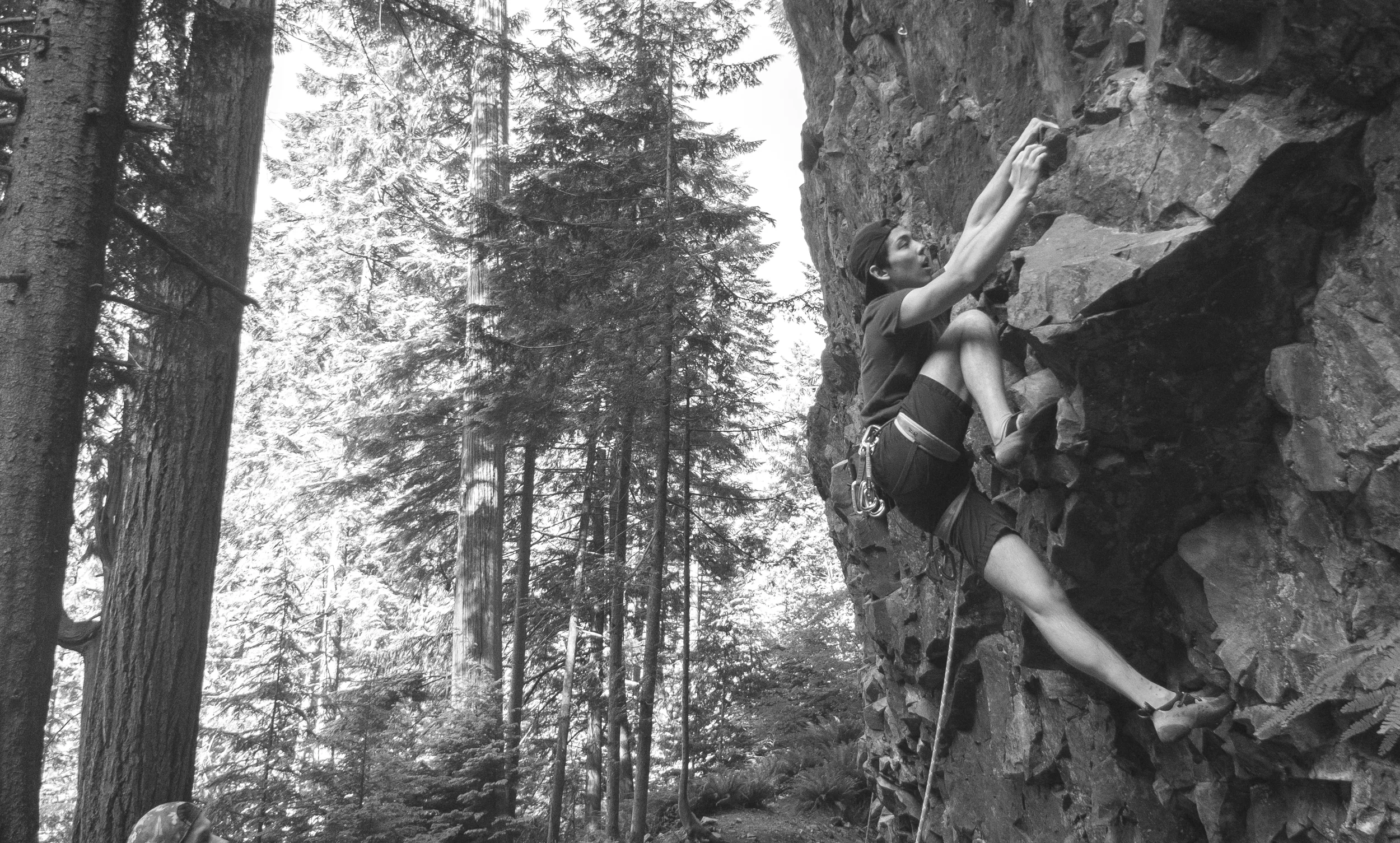 Ben on a 12b at the Nevermind Wall