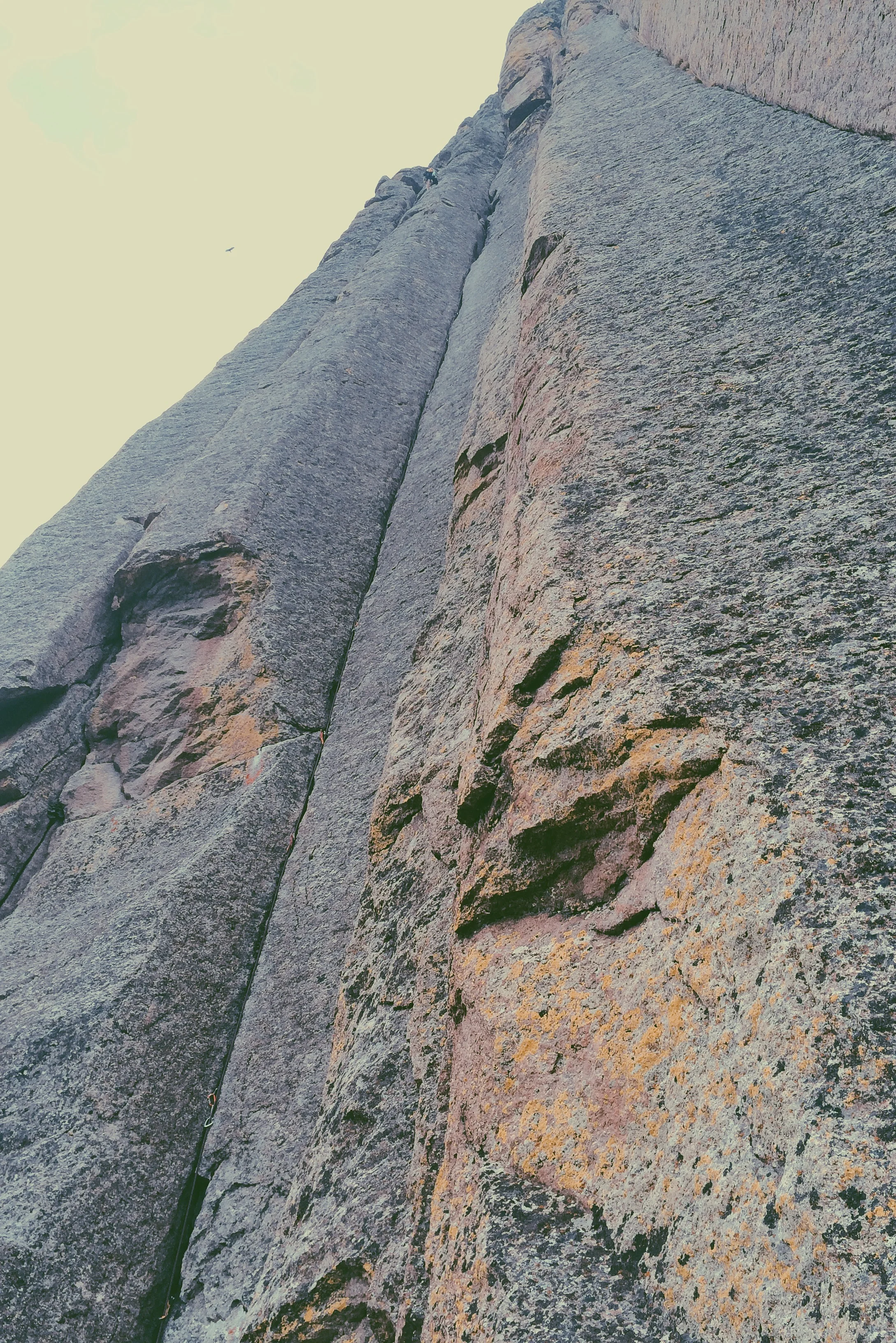Daniel at the top of pitch 2