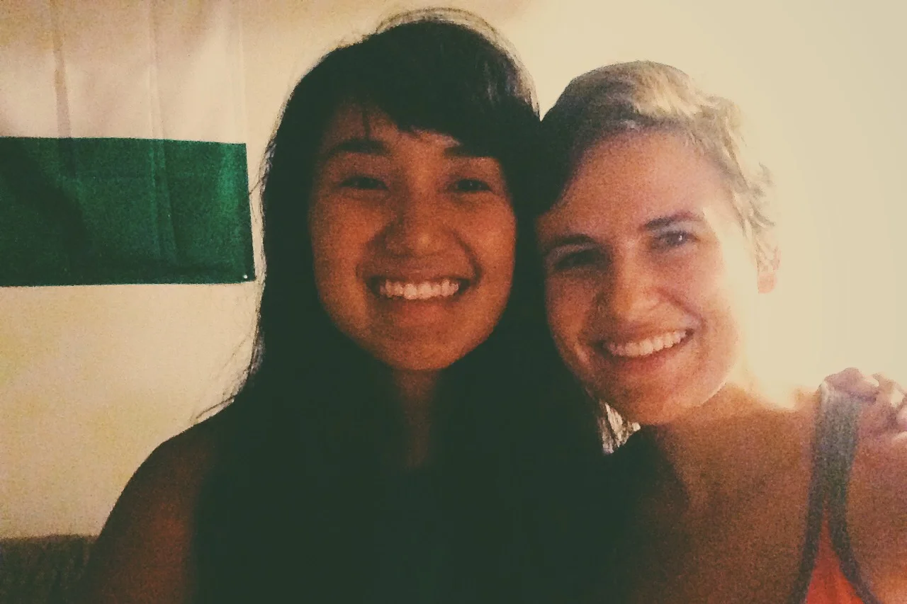 yea, we took a selfie :)