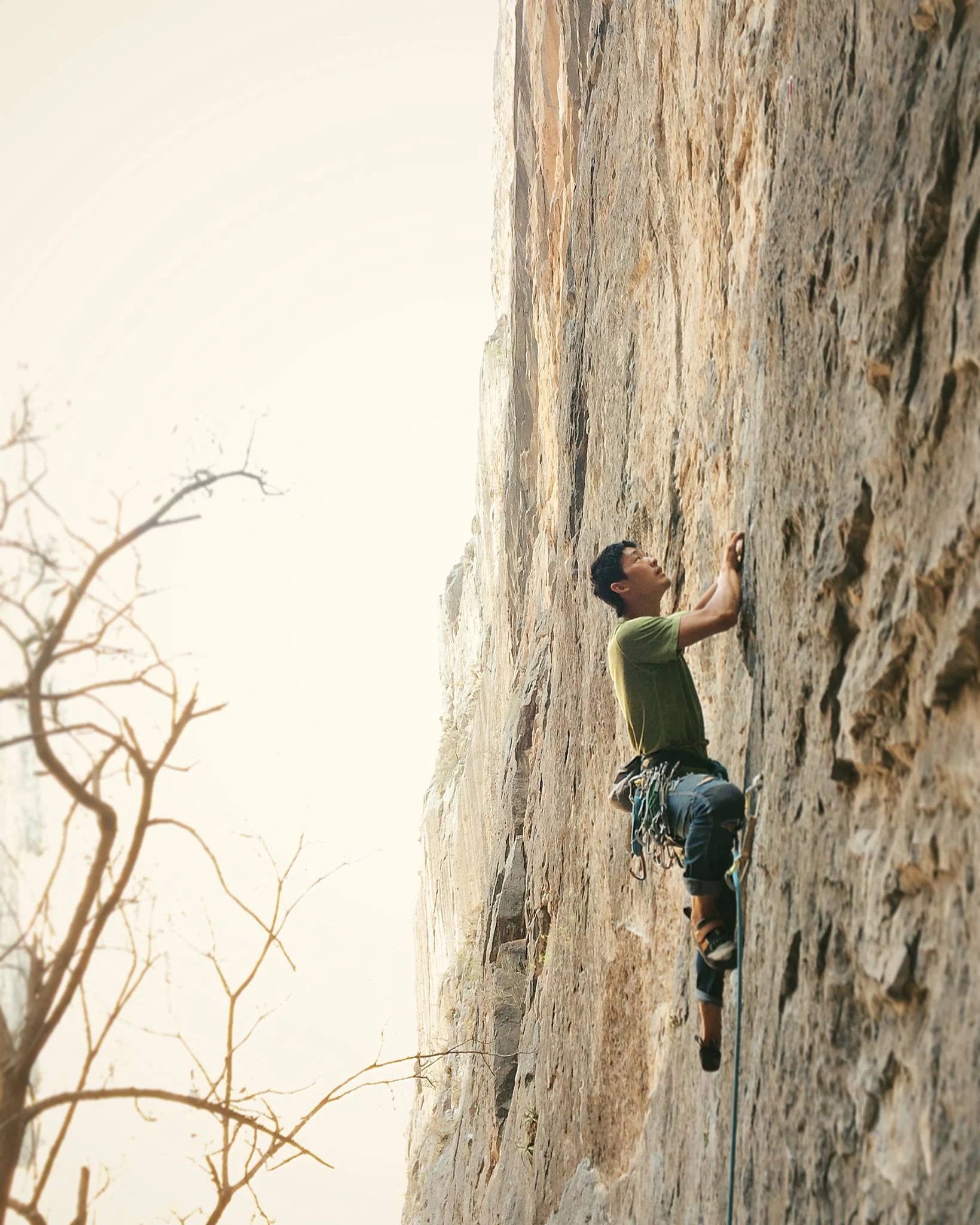 Derek on Salty Dog (12a) at the Club Mex Wall